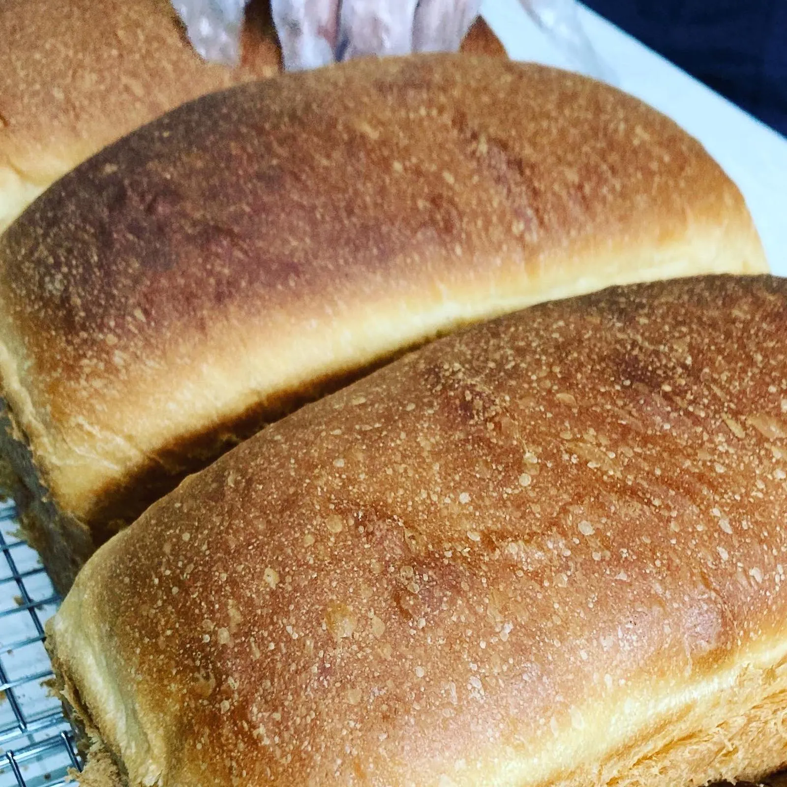 Kirana Cake sourdough loaves fresh out of the oven